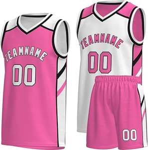 ชุดบาสเก็ตบอลกางเกงขาสั้นเสื้อทีมพิมพ์ซับลิเมชัน2025 - Product Image 3