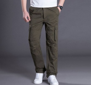 Pantalon cargo pour homme, toile légère, taille mi-haute, haute qualité, meilleur prix, fabriqué au Bangladesh - Product Image 3