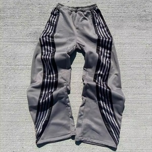 Pantalones Deportivos de Hombre, Estilo Jogger, Cintura Alta, Acampanados, 100% Algodón, con Rayas y Logotipo Personalizado - Product Image 4