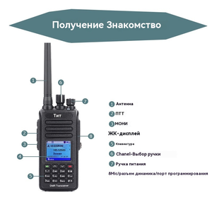 Pour TYT 10W <span class=keywords><strong>MD</strong></span>-UV390 DMR talkie-walkie numérique son clair haute capacité étanche double bande UV pour les grands événements certifiés FCC - Product Image 5