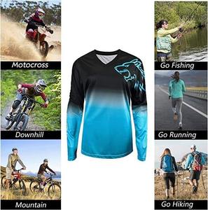 Maillot de course de motocross sublimé personnalisé coupe-vent nouveauté maillot de motard de moto grande taille en option - Product Image 5