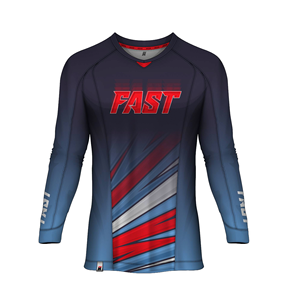 Camiseta de Motocross de Manga Larga de Secado Rápido con Impresión por Sublimación de Logotipo Personalizado Cómoda a Precio de Mayoreo - Product Image 1