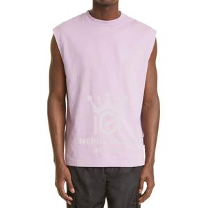 Camisetas sin mangas 2025 de calidad superior para hombre, camisetas sin mangas con diseño y talla de logotipo personalizado para hombre - Product Image 1