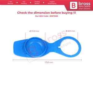 BSP1088 Front Winhield Wiper <b>Washer</b> Fluid Bottle Tank Reservoir Cap 1K0955455 for - Product Image 6