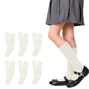 Calze Classiche al Ginocchio in Cotone 80% Traspiranti per Uso Quotidiano da Donna, Spessore Standard, Lavorazione a Maglia, Tinta Unita, Ideali per la Primavera - Product Image 1