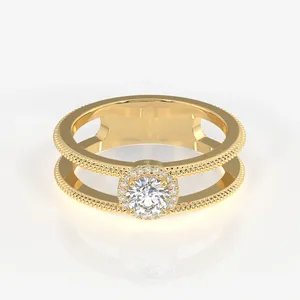 Regal <b>Crown</b> Men's Sterling <b>Silver</b> Ring with Moissanite Diamond Elegant and Durable Wedding or Anniversary Accessory - Product Image 1