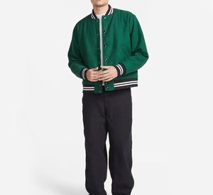 Veste de baseball Letterman pour hommes personnalisée de haute qualité Bomber universitaire léger Streetwear respirant avec expédition aérienne - Product Image 5