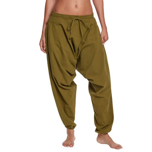 Pantalones Harem para Mujer, Diseño Personalizado, Nuevo, Directo de Fábrica, Secado Rápido, Alta Calidad, 100% Algodón, Ecológicos, Corte Holgado - Product Image 4