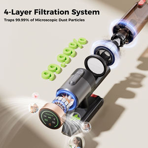 Aspiradora Inalámbrica Liberbot W2 Ultra, Aspiradora de Mano con Pantalla LED, Batería Desmontable, Cepillo Antienredos - Product Image 4