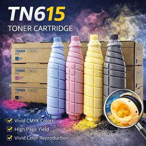 Cartouche de <span class=keywords><strong>toner</strong></span> couleur compatible TN615 TN 615 pour imprimante de production Konica Minolta Bizhub Press C8000 C7000 C6000 C6500 - Product Image 1