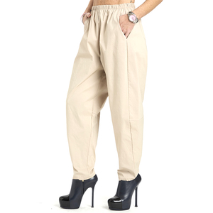 ผลิตในอิตาลี กางเกงขายาวผู้หญิง สำหรับฤดูใบไม้ผลิและฤดูร้อน มีหลายสีให้เลือก - Product Image 1