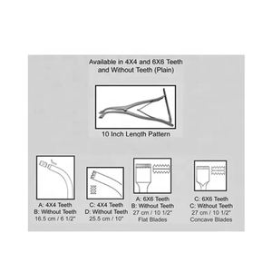 Ce Aprobado Mejor Diseño Fórceps Ortopédico Acero Inoxidable 6 \ "Inge Lamina Esparcidor Mandíbula Manual Fuente de Alimentación Conjunto de Instrumentos - Product Image 2