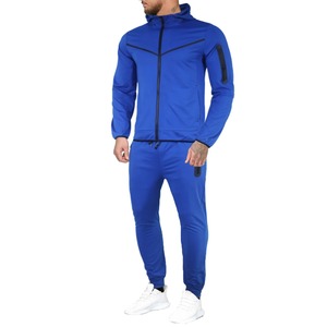 2025 hommes vêtements de sport décontractés ensemble à capuche pantalon Jogging sport costume avant Logo sweat à capuche tenue pour printemps automne hiver - Product Image 1
