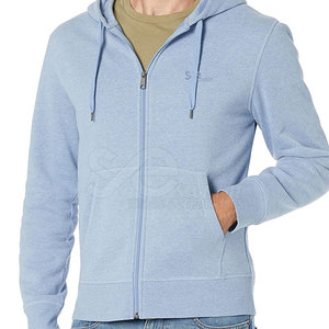 Street Wear Size Wholesale High Quality 100% Cotton Winter Solid Breathable Hoodie Fashion Clothing Man Customized Logo Zipper - Product Image 2