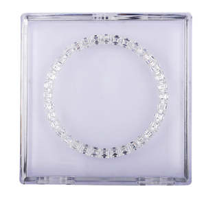 Lunette de montre en diamant moissanite, claire, glacée, luxe, acier inoxydable, lunette de remplacement personnalisée pour la personnalisation de la montre - Product Image 2