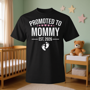 เสื้อยืดน่ารักสำหรับคุณแม่มือใหม่ปี 2026 เสื้อยืดโปรโมชั่นสำหรับคุณแม่มือใหม่ปี 2026 - Product Image 3