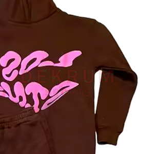 Nouveautés Ensembles de jogging de gym pour hommes pantalons élastiques avec impression bouffante survêtement grande taille Collection hiver en vente - Product Image 4