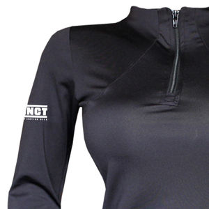 Camiseta sin Mangas de Alta Calidad para Mujer, Suave, de Secado Rápido, Transpirable, Ligera, con Cierre de Cremallera, Anti-UV, Antibacteriana, al por Mayor - Product Image 3