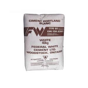Ciment Portland blanc de qualité professionnelle 50 kg Conçu pour le béton décoratif et l'utilisation structurelle avec une résistance durable - Product Image 1