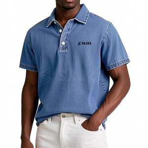 Camisetas polo de color personalizadas Camisetas Polo lavado ácido de la mejor calidad Nueva llegada Camisetas Polo lavado ácido Made Pakistan - Product Image 1