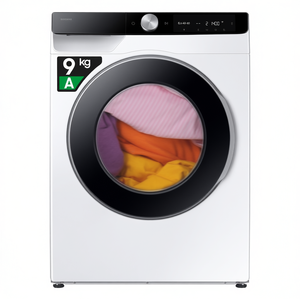 Lave-linge à chargement frontal BESPOKE AI WW90DG6G94LKU3, capacité de 9 kg, finition blanche et noire, classe A, 1400 tr/min, dimensions 60x48x85 cm - Product Image 2