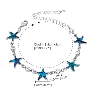 Parure de bijoux ajustable pour femme, thème océan et plage, avec tortue de mer, coquille d'ormeau argentée, comprenant collier, bracelet de cheville, bracelet et boucles d'oreilles - Product Image 5