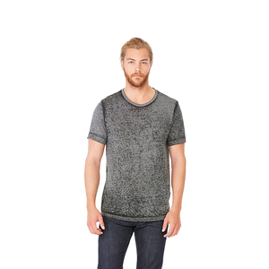 เสื้อยืดผู้ชายแนววินเทจผ้าคอตตอนผสม320GSM รุ่น Hip Hop ไหล่ตกนุ่มนุ่ม - Product Image 1