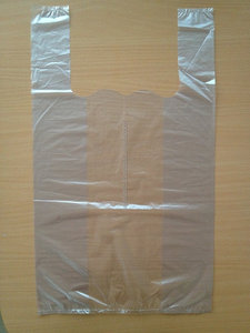 plain black and white t-shirt plastic <b>bags</b> singlet <b>bags</b> made in Vietnam <b>clear</b> high-quality - Product Image 2