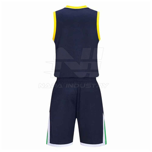 Uniforme de Baloncesto sin Mangas Personalizable de la Mejor Calidad para Hombre, Transpirable, 100% Poliéster, Hecho en Pakistán - Product Image 3
