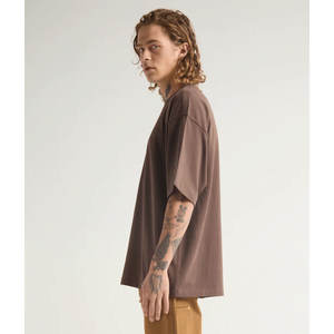 เสื้อยืดแขนสั้นสำหรับผู้ชายเสื้อยืดธรรมดาทรงเข้ารูปคอกลมแบบนุ่มสำหรับผู้ใหญ่ - Product Image 3