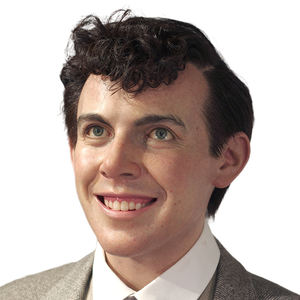 レジンアート置物カスタムメイドのワックスワーク科学者ワトソン人間サイズ超リアルなシリコン像販売 - Product Image 1