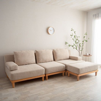 Fauteuil moderne en bois massif de caoutchouc, base en bois pour une seule personne, usage commercial, hôtel, salle à manger, école, salon, bureau, chambre à coucher
