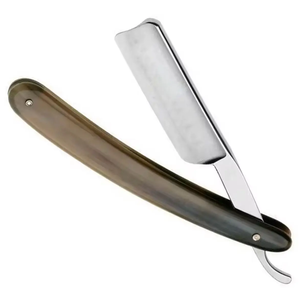 Maquinilla de afeitar de acero inoxidable para peluquero, maquinilla de afeitar recta para peluquero, maquinilla de afeitar profesional de borde recto - Product Image 2