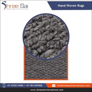 ขนแกะทอมือและนักวิ่งผ้าฝ้ายราวิสีแอนทราไซต์มีขนาด70x180ซม. สำหรับตกแต่งห้องโถงห้องนอนและห้องนั่งเล่น - Product Image 3