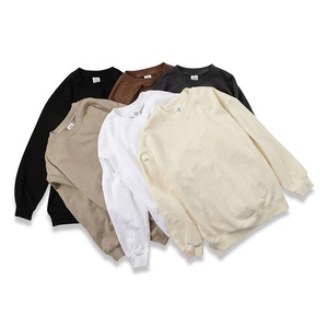 Sweat à capuche surdimensionné Automne Couleur unie Brodé Street Wear PULLOVER Style Coton Polaire Tricoté Imprimé - Product Image 6