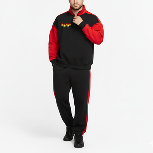 Conjunto Deportivo para Hombre, Ligero, 100% Poliéster, Felpa, Corte Holgado, con Capucha, Estilo Casual, Color Sólido, Sudadera con Cordón y Pantalones - Product Image 6