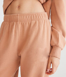 Pantalones de chándal holgados de gran tamaño con logotipo bordado personalizado OEM/ODM, ropa informal de algodón 100% de alta calidad, joggers de Hip Hop para mujer - Product Image 6