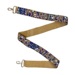 Correa con Cuentas para Mujer, Accesorio de Moda Hecho a Mano con Diseño Intrincado de Cuentas, Correa Duradera para Bolsos Cruzados - Product Image 1