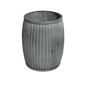 Jardinière galvanisée finie personnalisée en antique pour la maison, le jardin et la décoration Jardinière de sol en métal galvanisé avec poignée - Product Image 5