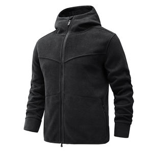 Chaqueta Polar Gruesa para Hombre con Cremallera, Cálida, Suave, Aislante, para Invierno, para Exteriores, Resistente al Frío, Duradera, Ecológica, Cortavientos y Protectora - Product Image 2
