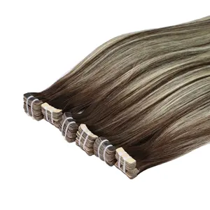 Best Price 100% Remy Vietnamese Human Hair Extensions Tape Ins Adhesivo Ombre Piano Super Double Drawn From Luxshine Hair Laura