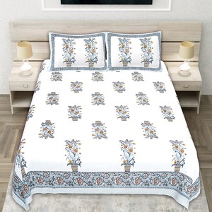 Latest Wholesale Luxury <b>King</b> <b>Size</b> Bedsheet Set Flourish 100% Cotton Printed with 2 <b>Pillow</b> Covers Perfect for Elegant Bedrooms - Product Image 3