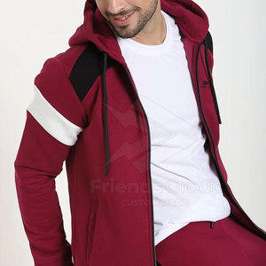 Sudadera con Capucha para Hombre, 100% Algodón, Secado Rápido, Transpirable, Bloques de Color, Corte Regular, Ropa Casual de Invierno - Product Image 5