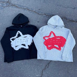 Sweat à capuche personnalisé pour homme en molleton épais 100 % coton, broderie 3D – Écologique et respirant - Product Image 1