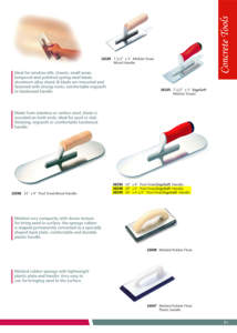 Truelle de piscine avec poignée ergonomique antidérapante, outils pour le béton - Product Image 6