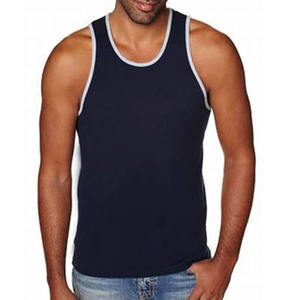 Débardeur de sport en coton pour homme, vente en gros, pas cher, débardeur uni, vente en gros, séchage rapide, respirant, sans manches - Product Image 1