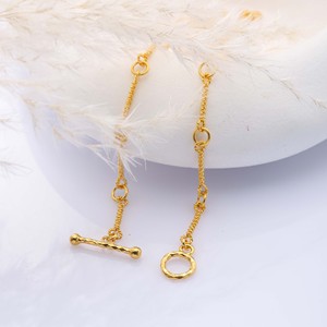 สร้อยคอแบบโซ่ดีไซน์ T Lock ทอง 22K งานฝีมือตุรกีแท้ ขายส่ง ไม่ซ้ำใคร เครื่องประดับเงินแท้ 925 - Product Image 2