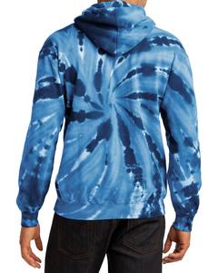 OEM Custom Wholesale Oversized Tie Dye Pullover Fleece <b>Hoodie</b> for Men hooded warm tie dye sweatshirt red and <b>black</b> - Product Image 3