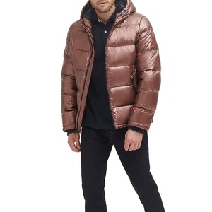 Chaqueta acolchada de invierno de nailon con logotipo personalizado OEM de alta calidad, venta al por mayor, abrigo de burbujas, chaqueta acolchada para hombre, nuevos diseños - Product Image 2