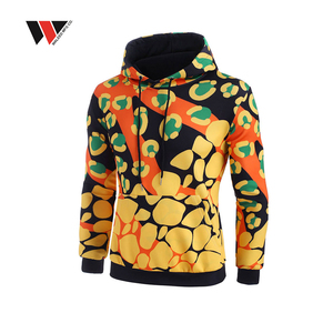 Sweat à capuche unisexe homme femme en molleton polyester coton vierge pour sublimation, logo personnalisé, hiver 2024, impression intégrale, col rond - Product Image 3